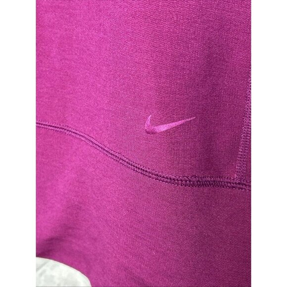 Nike Womens Dri-Fit Hoodie Sweatshirt XL fuchsia, Pullover Wool Blend Training - Picture 9 of 11